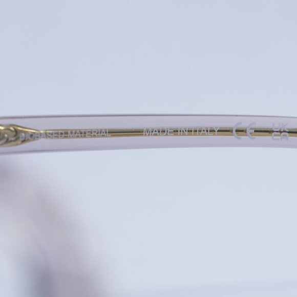 Chloe CH0011O 002 Eyeglasses Transparent Pink 56mm Butterfly Frame - Picture 8 of 10